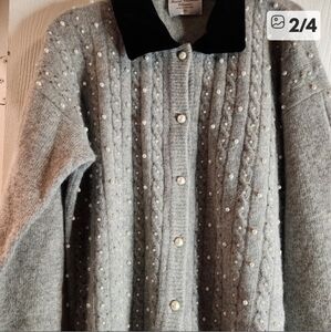 Marisa Christina Classics Charcoal Knitwear VINTAGE